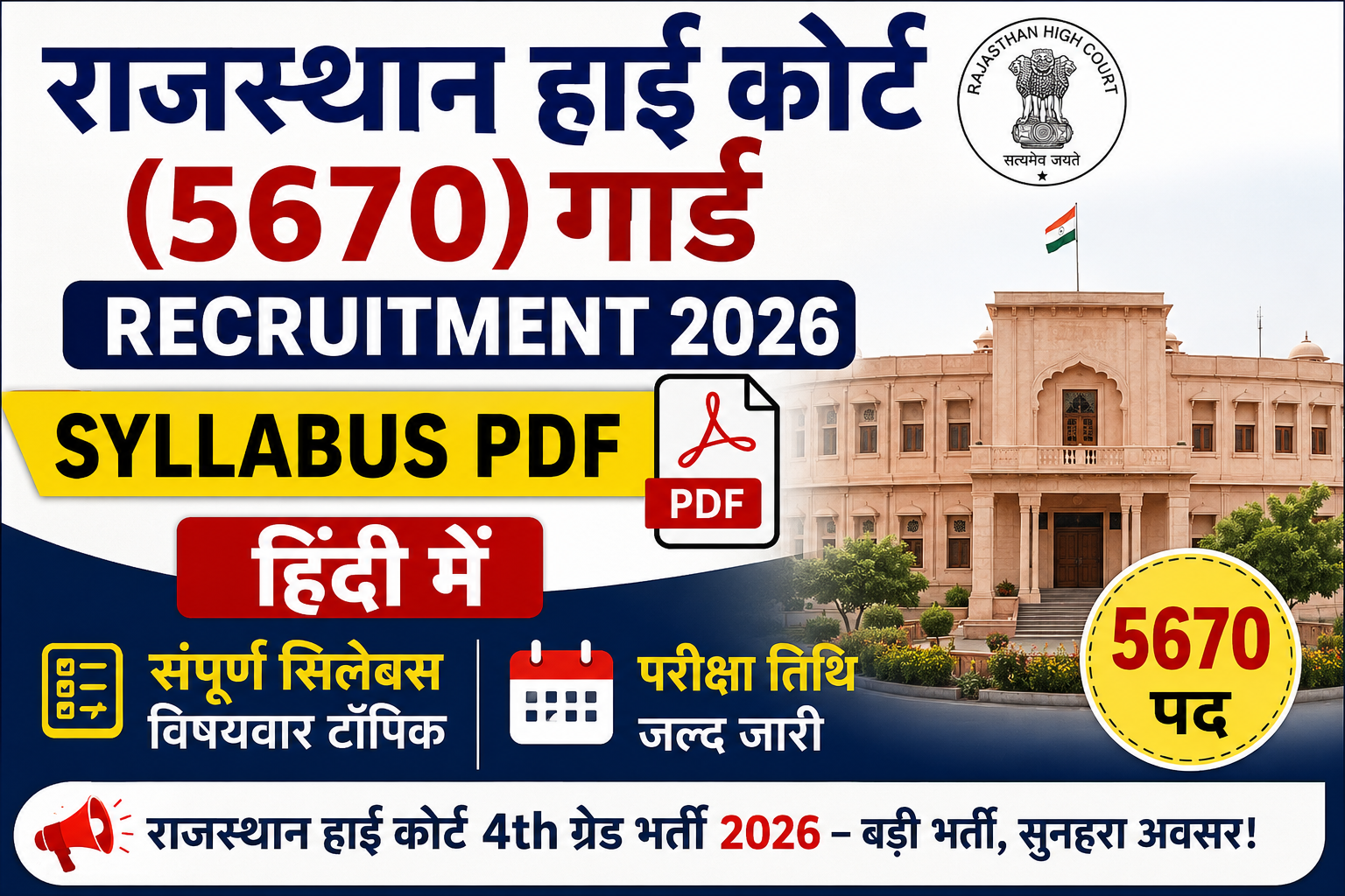 rajasthan high court 2026 syllabus