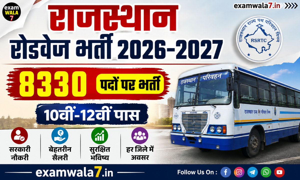 rajasthan roadways bharti 2026 2027