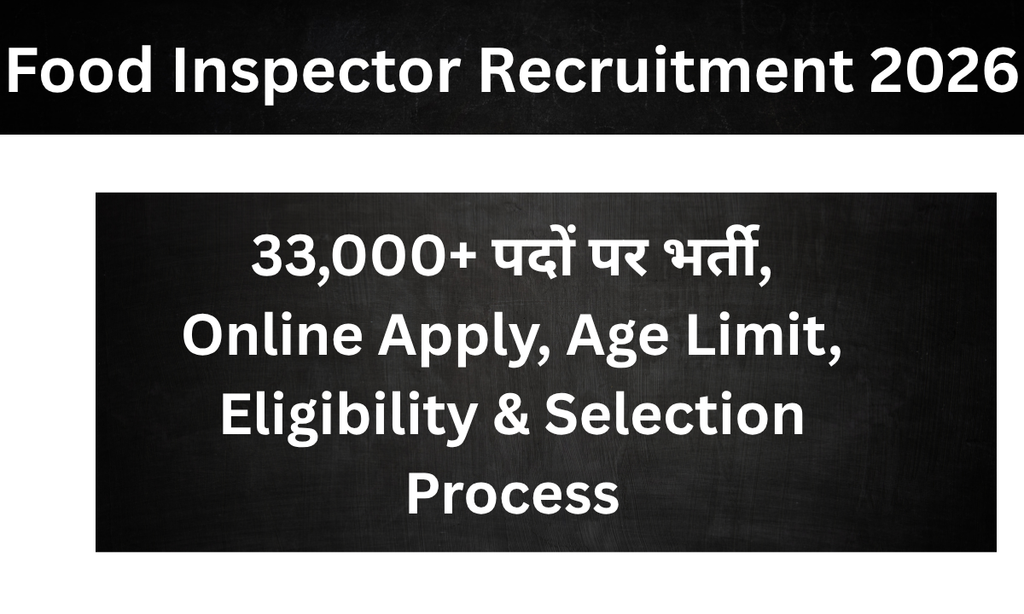 food inspector recruitment 2026